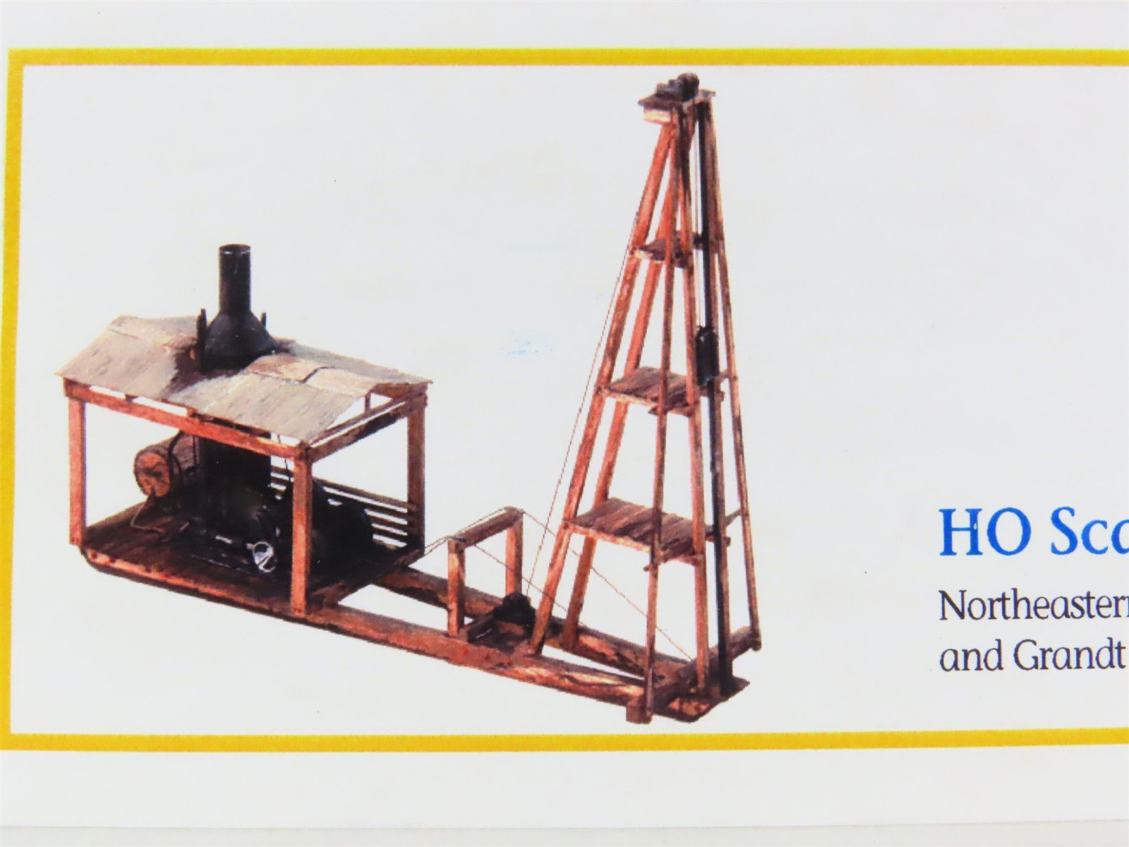 HO 1/87 Scale KMP Models Craftsman Kit Williamette Steam Pile Driver