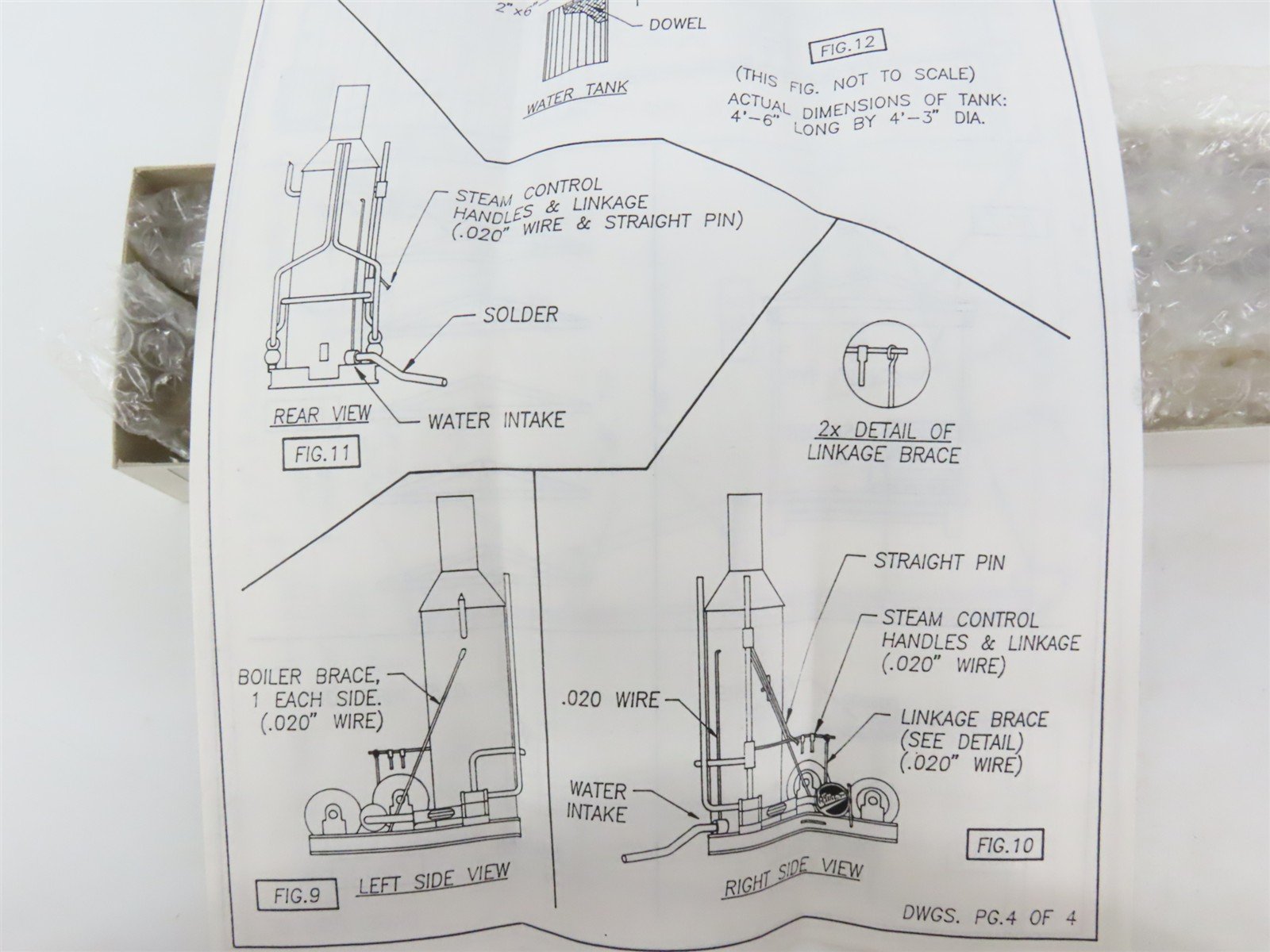 HO 1/87 Scale KMP Models Craftsman Kit Williamette Steam Pile Driver