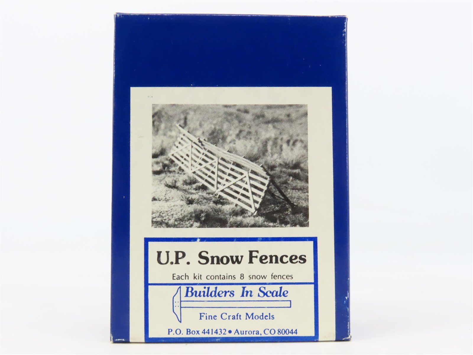 HO 1/87 Builders In Scale Evening Express Kit #608 UP Snow Fences