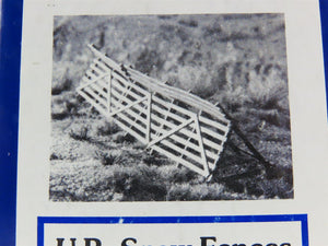 HO 1/87 Builders In Scale Evening Express Kit #608 UP Snow Fences