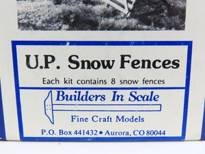 HO 1/87 Builders In Scale Evening Express Kit #608 UP Snow Fences