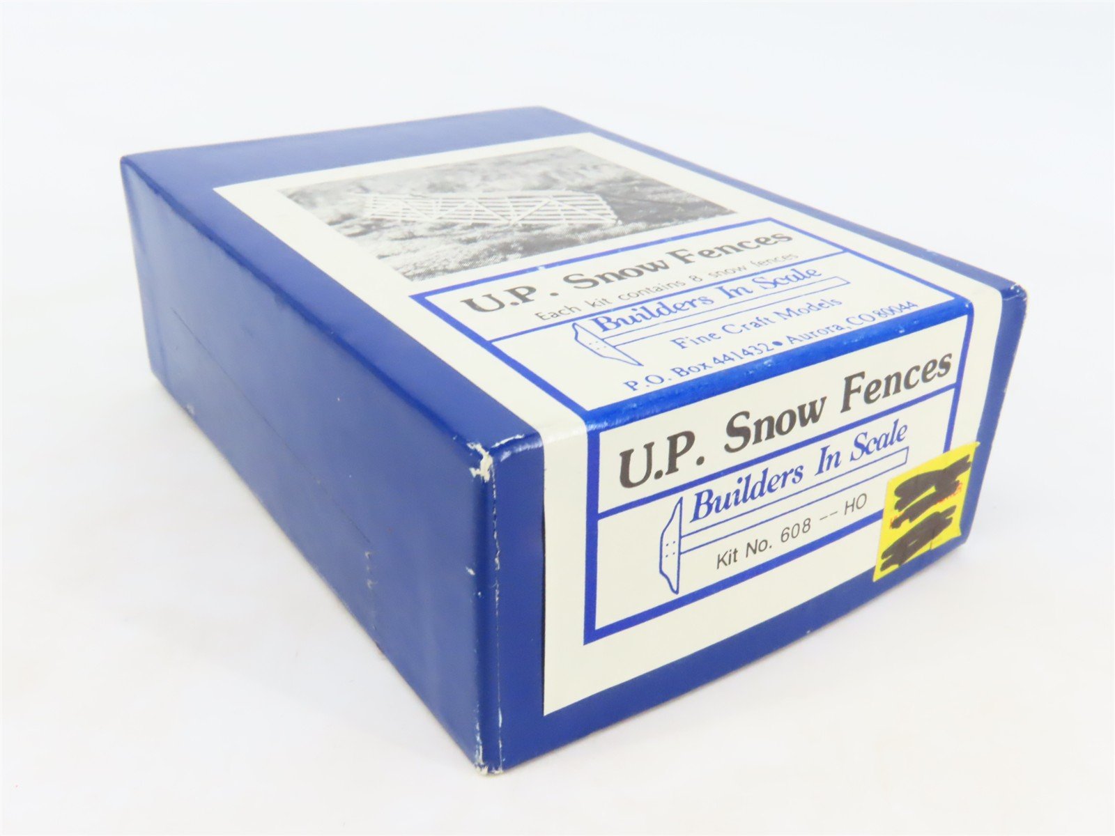 HO 1/87 Builders In Scale Evening Express Kit #608 UP Snow Fences