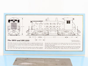 HO Scale Proto 2000 8908 Undecorated EMD SW9/1200 Diesel Switcher Locomotive