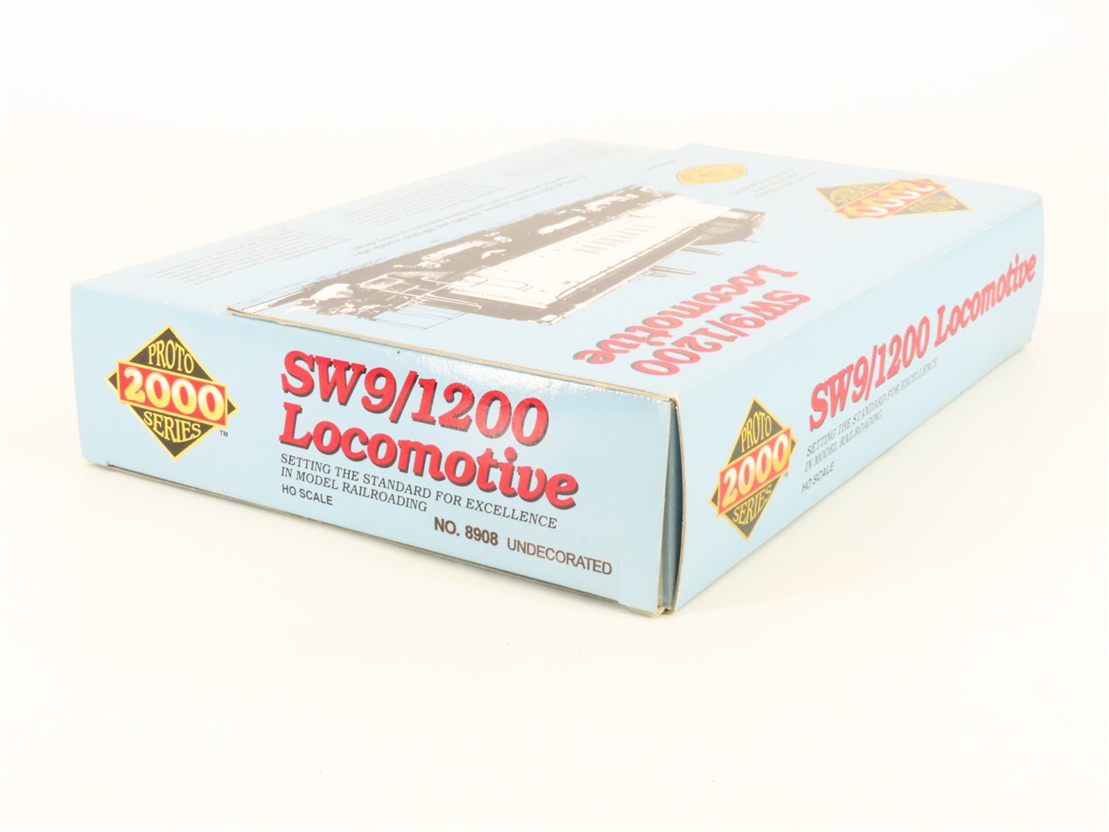 HO Scale Proto 2000 8908 Undecorated EMD SW9/1200 Diesel Switcher Locomotive