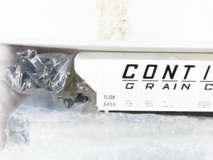HO Proto 2000 Kit 21876 TLDX Continental Grain PS2-CD 3-Bay Covered Hopper #6406