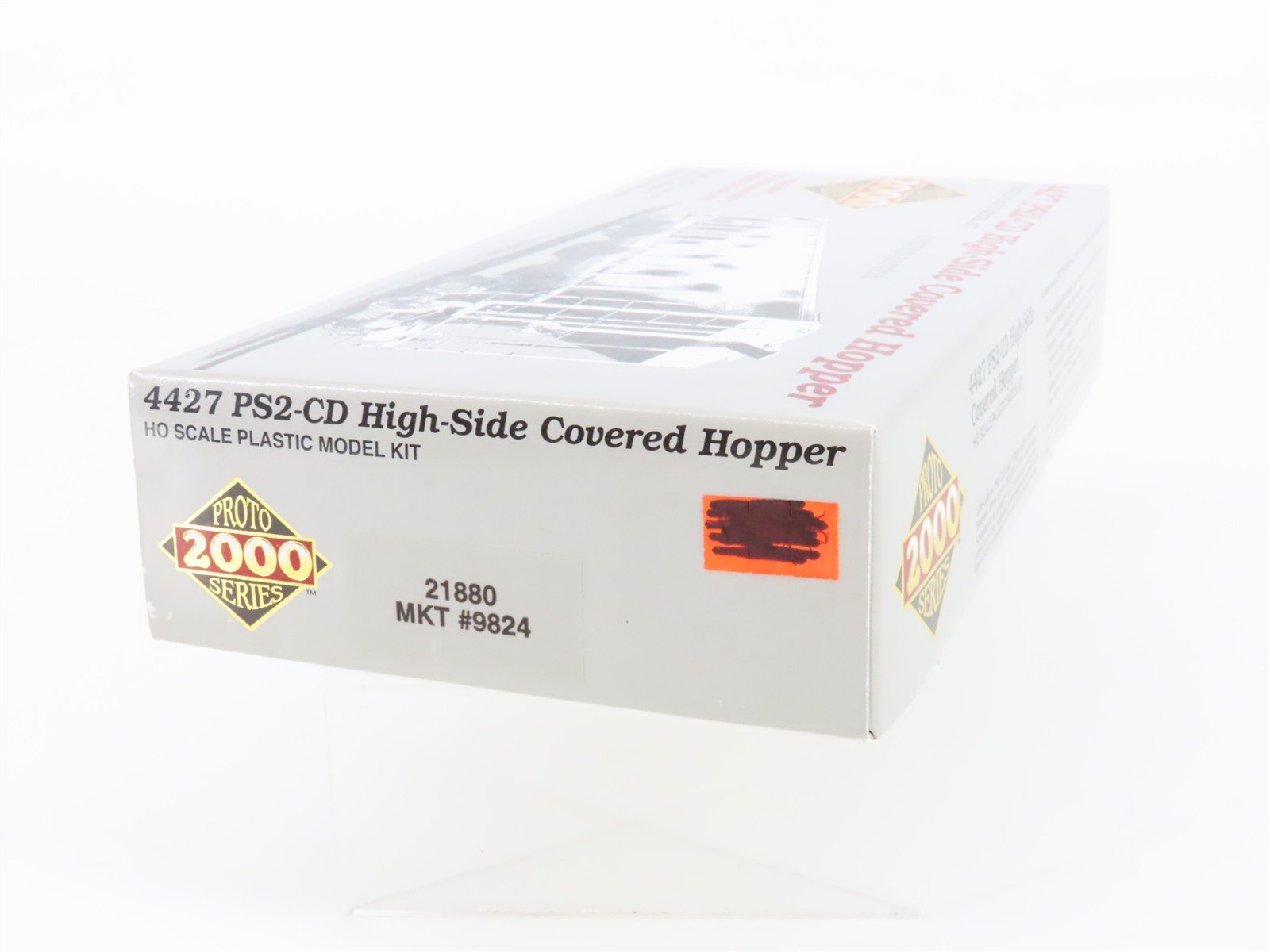 HO Proto 2000 Kit 21880 MKT Missouri-Kansas-Texas 3-Bay Covered Hopper #9824