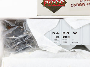 HO Proto 2000 Kit 21853 D&RGW Rio Grande PS2-CD 3-Bay Covered Hopper #15280