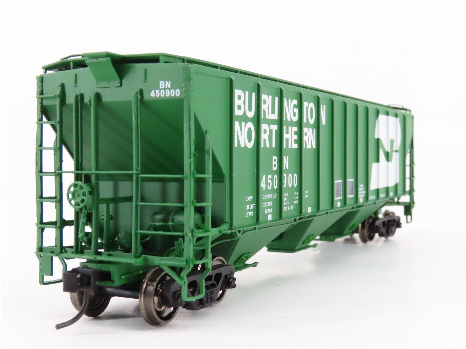 HO Proto 2000 31663 BN Burlington Northern PS2-CD 3-Bay Covered Hopper #450900