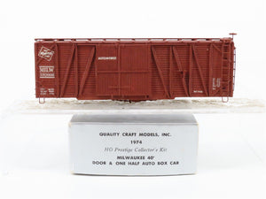HO Quality Craft MILW Milwaukee Rd 40' Auto Box Car #592008 - Custom - Upgraded