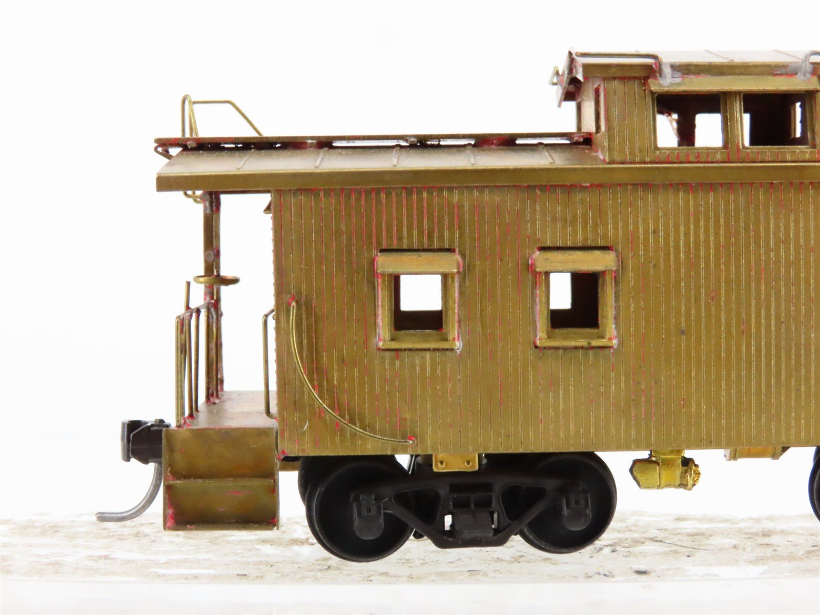 HO Scale Lambert BRASS Undecorated B&O I-5 Center Cupola Wood Caboose - CUSTOM