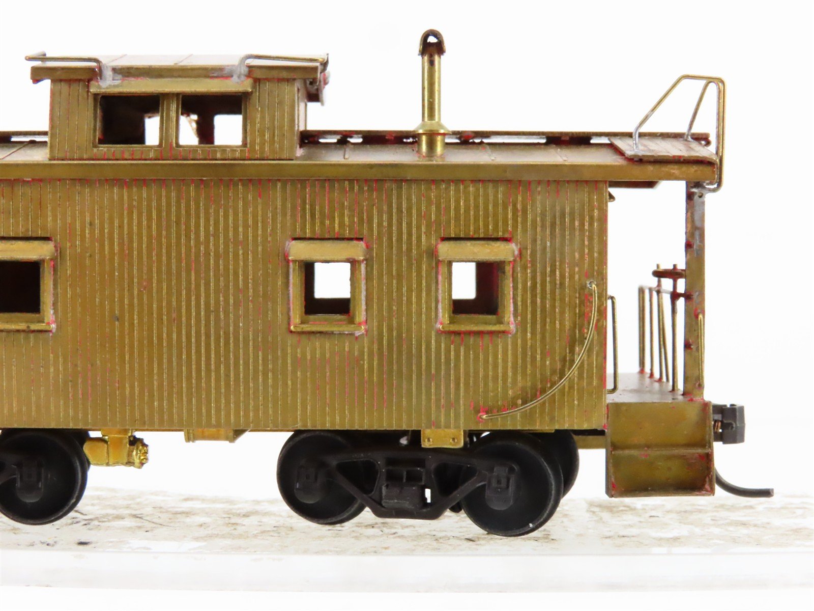 HO Scale Lambert BRASS Undecorated B&O I-5 Center Cupola Wood Caboose - CUSTOM