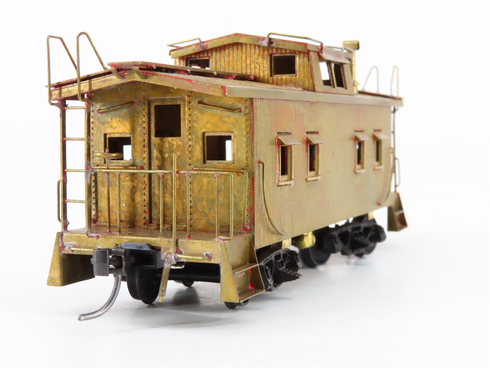 HO Scale Lambert BRASS Undecorated B&O I-5 Center Cupola Wood Caboose - CUSTOM