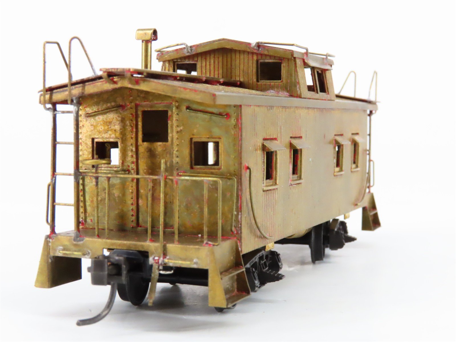 HO Scale Lambert BRASS Undecorated B&O I-5 Center Cupola Wood Caboose - CUSTOM