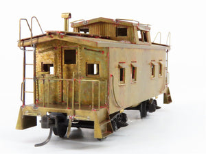 HO Scale Lambert BRASS Undecorated B&O I-5 Center Cupola Wood Caboose - CUSTOM