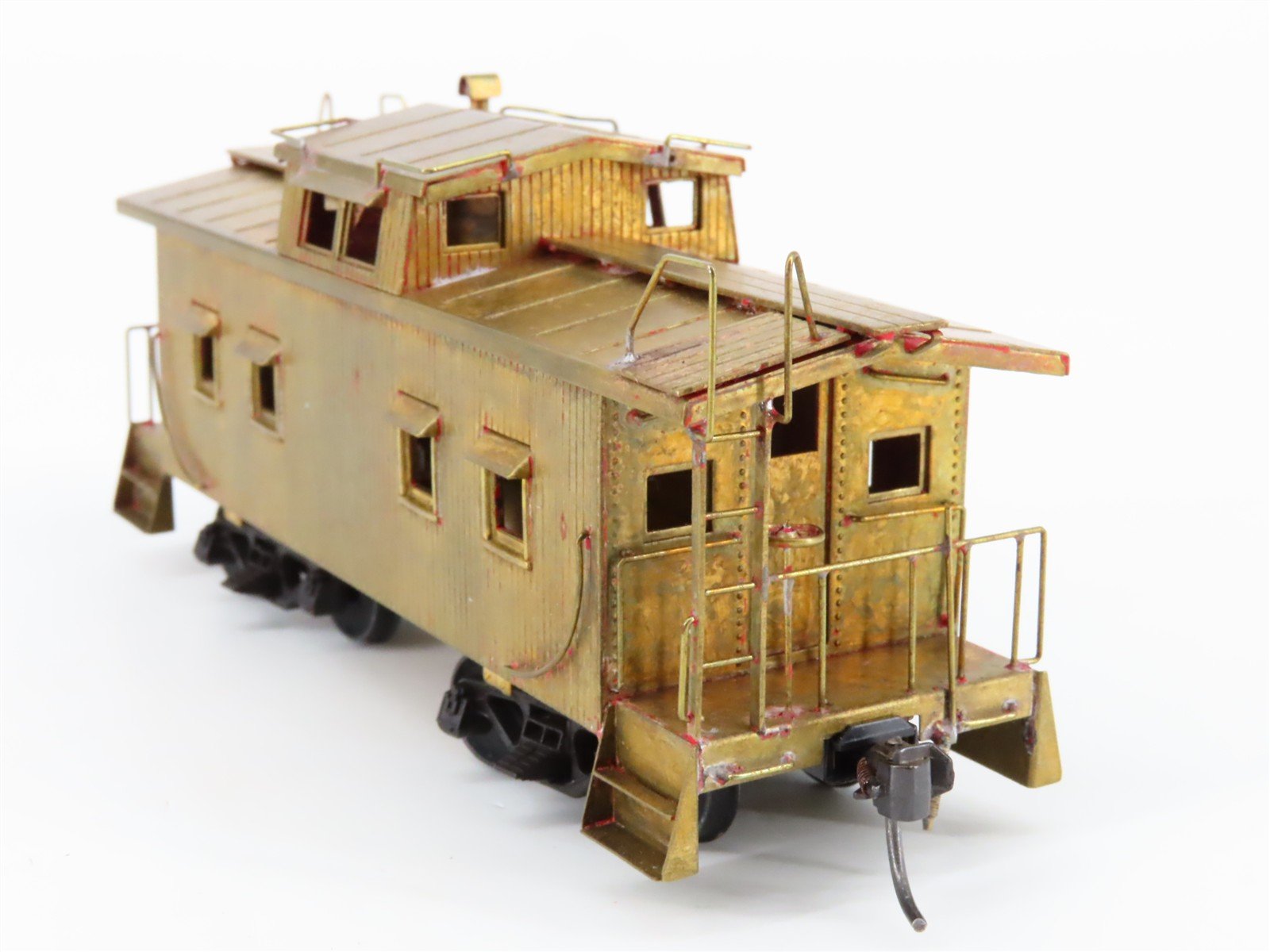 HO Scale Lambert BRASS Undecorated B&O I-5 Center Cupola Wood Caboose - CUSTOM