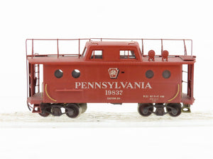 HO Scale ALCO Models BRASS PRR N5C Center Cupola Steel Caboose #19837 - CUSTOM