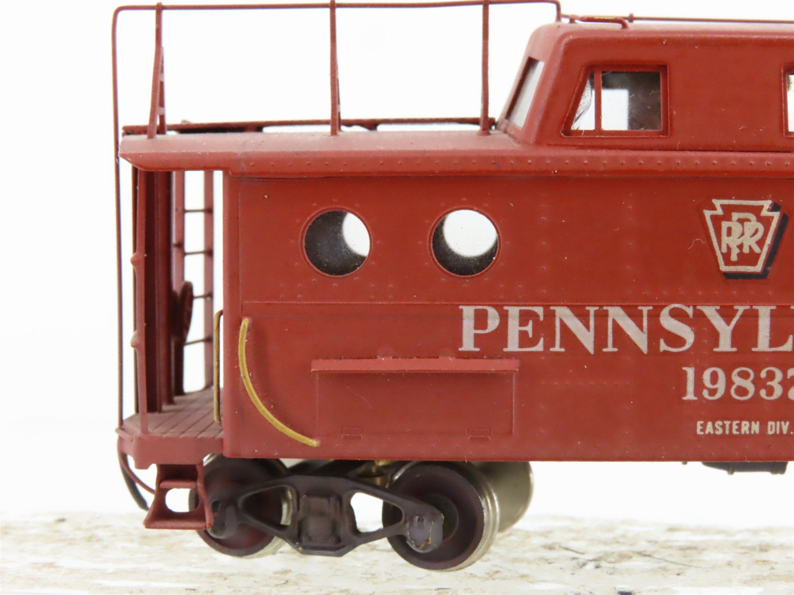 HO Scale ALCO Models BRASS PRR N5C Center Cupola Steel Caboose #19837 - CUSTOM