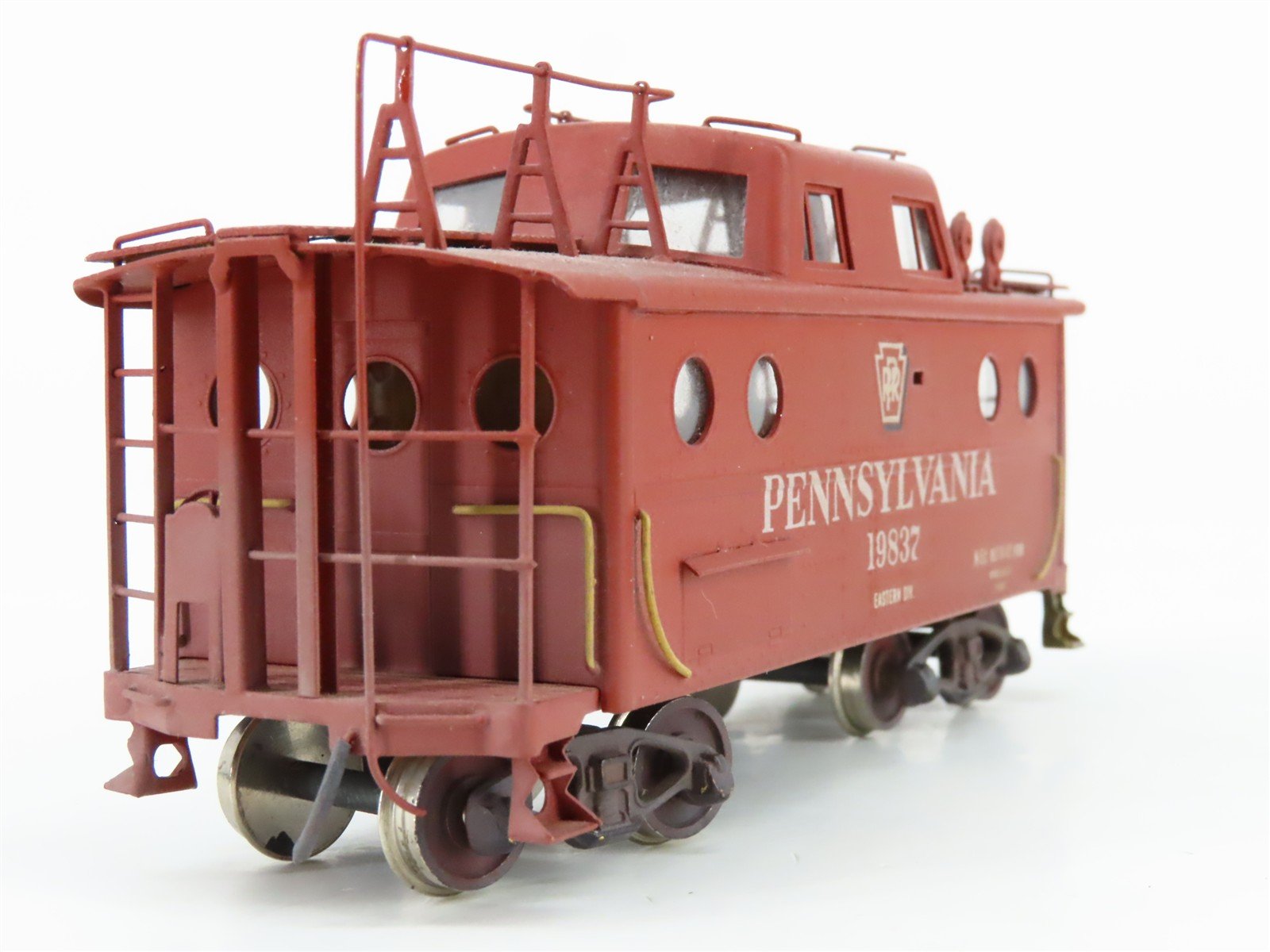 HO Scale ALCO Models BRASS PRR N5C Center Cupola Steel Caboose #19837 - CUSTOM