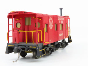 HO Scale Lambert BRASS B&O Wagon-Top Bay Window Steel Caboose #C2807 - CUSTOM