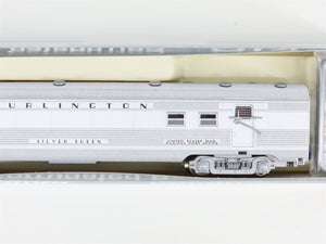 N Scale KATO CB&Q Burlington Route Corrugated Passenger 3-Car Set