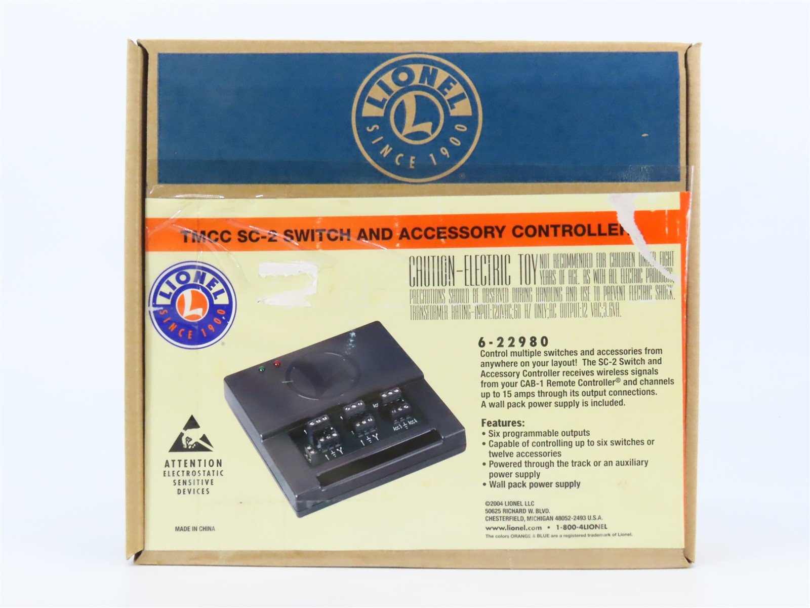 Lionel 6-22980 TMCC SC-2 Switch & Accessory Controller