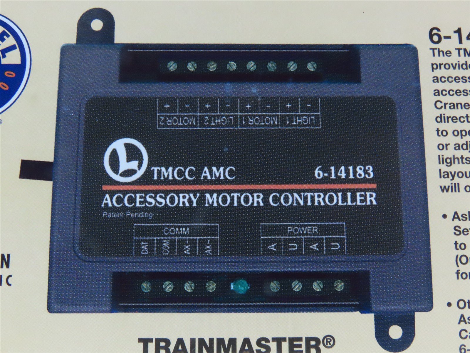 Lionel 6-14183 TMCC AMC Accessory Motor Controller - SEALED