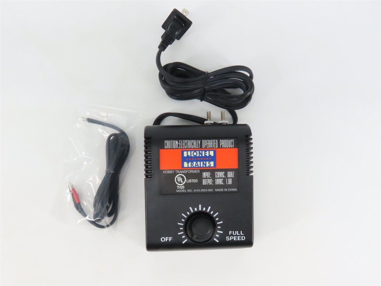 Lionel 6-32923 1.8 Amp AC Accessory Transformer