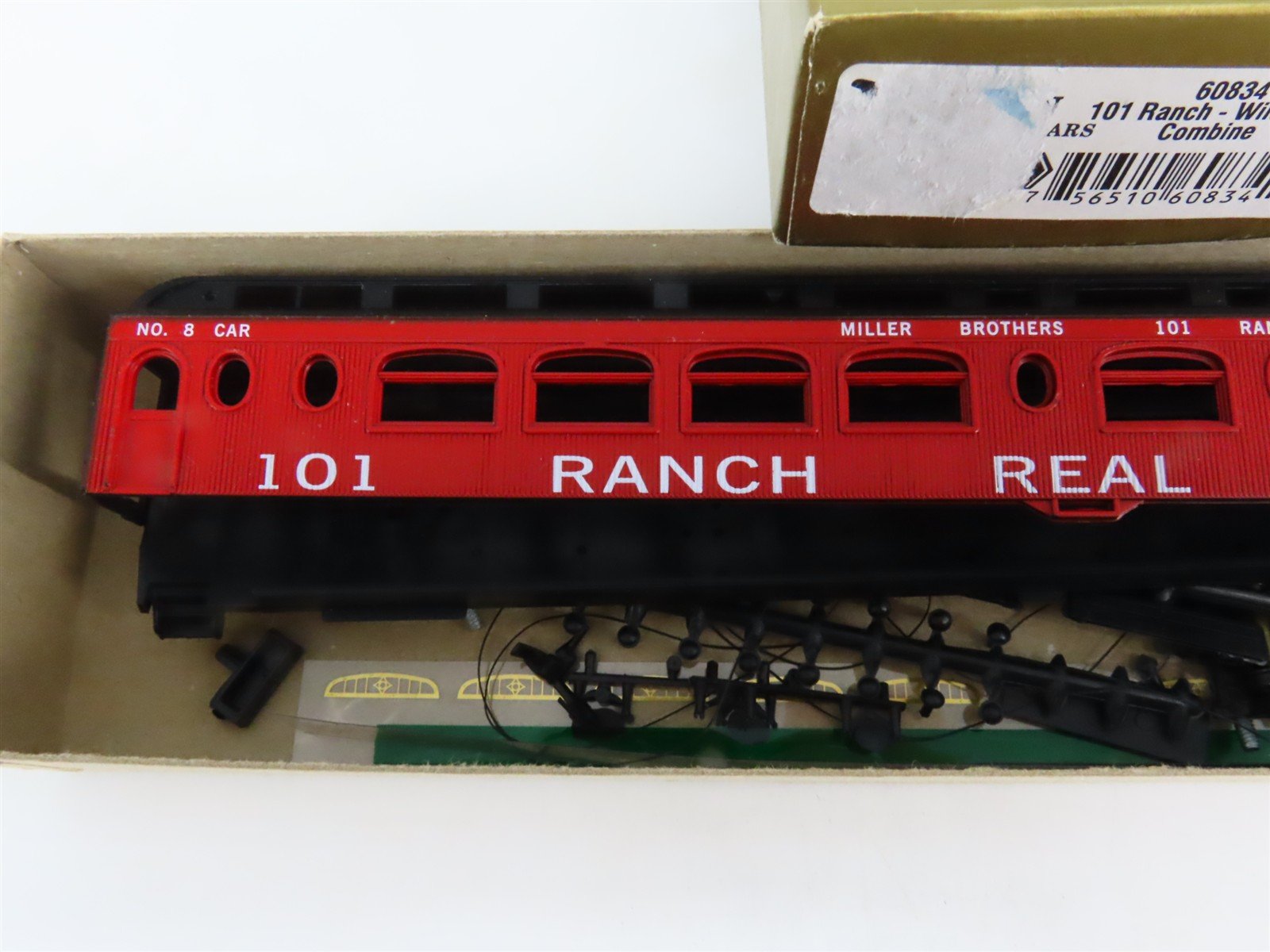 HO Roundhouse Pullman Palace Kit #60834 Ranch Real Wild West Combine Passenger