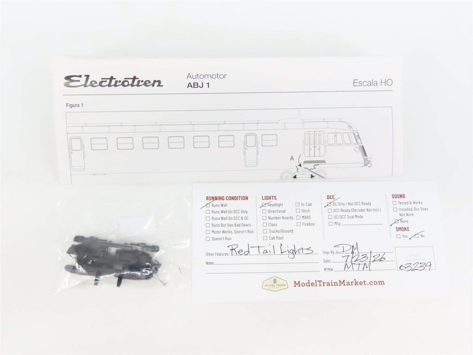 HO Scale Electrotren 2112 NORTE Era II Renault ABJ-1 Diesel Rail Car #401