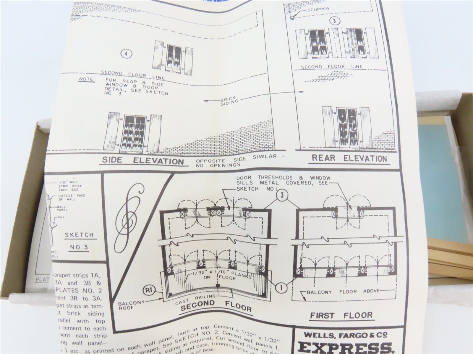 HO 1/87 Scale Classic Miniatures Craftsman Kit #CM-7 Wells Fargo Express Office