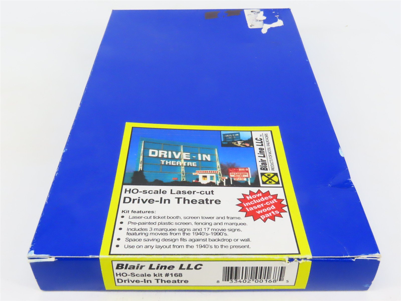 HO 1/87 Scale Blair Line Laser-cut Wood Kit #168 Drive-In Theatre
