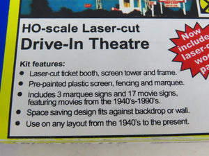 HO 1/87 Scale Blair Line Laser-cut Wood Kit #168 Drive-In Theatre
