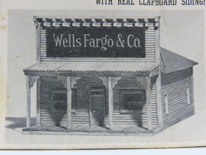 HO Argy Specialties Frontier Days Craftsman Kit Wells Fargo Express Station
