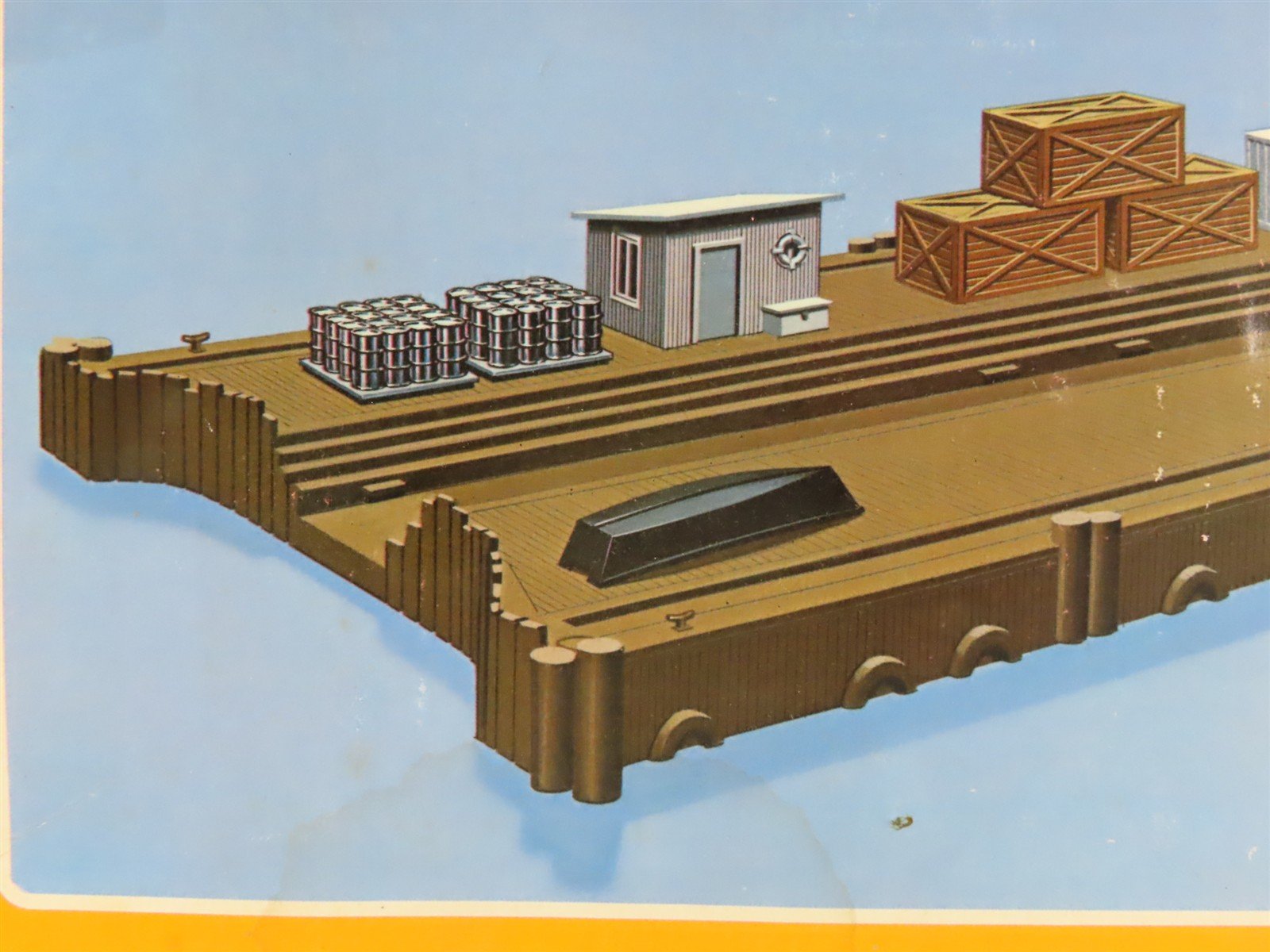 HO 1/87 Scale COX Trainscapes #6232-2 Dockside Freight Dock