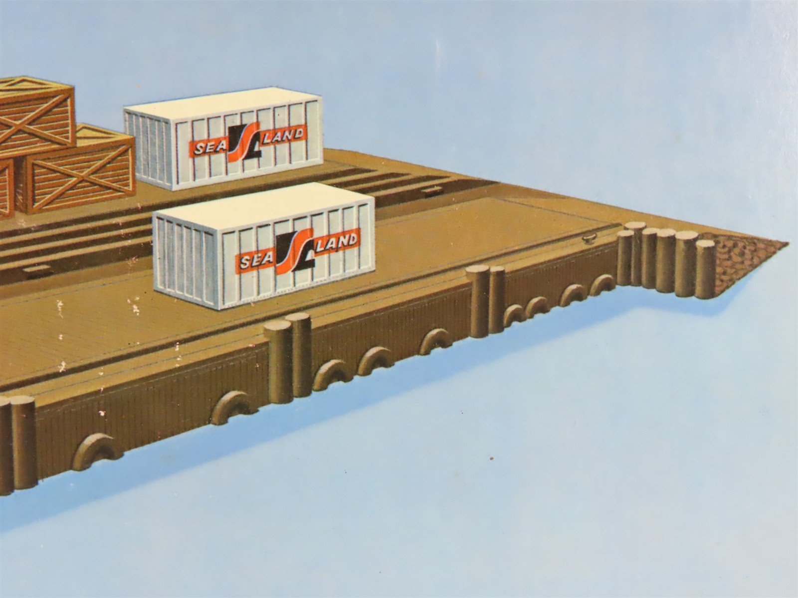 HO 1/87 Scale COX Trainscapes #6232-2 Dockside Freight Dock