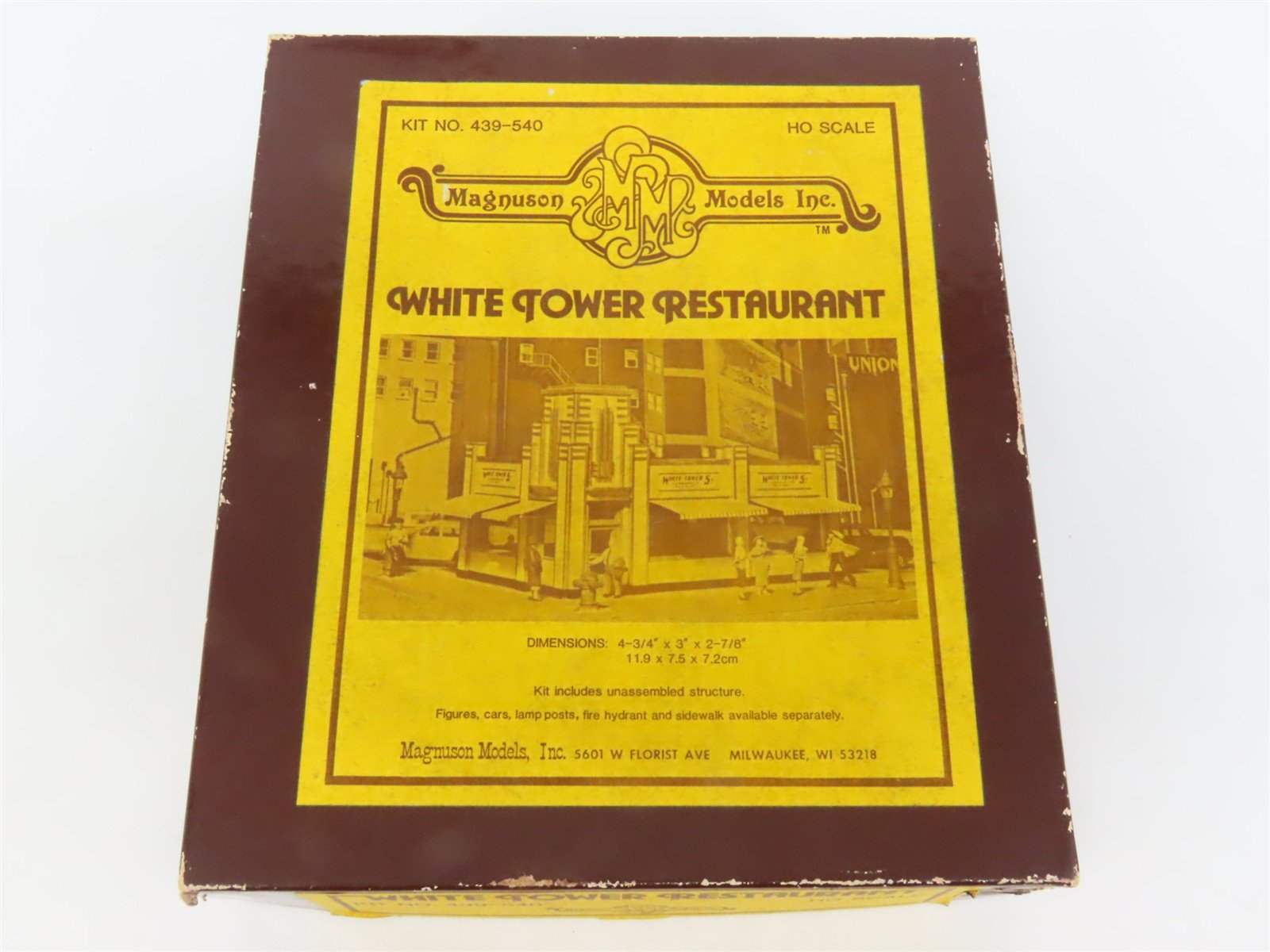 HO 1/87 Scale Magnuson Models Resin Kit #439-540 White Tower Restaurant