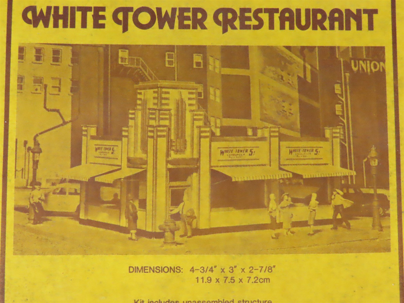 HO 1/87 Scale Magnuson Models Resin Kit #439-540 White Tower Restaurant