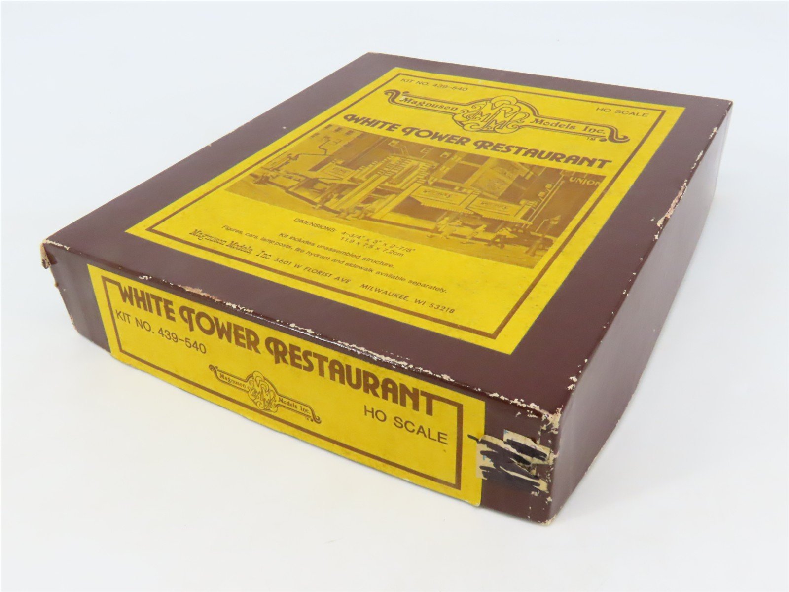 HO 1/87 Scale Magnuson Models Resin Kit #439-540 White Tower Restaurant