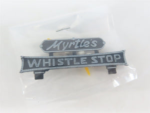 HO 1/87 Scale Life-Like #08707 Myrtle's Whistle Stop Diner w/ Whistle Sound