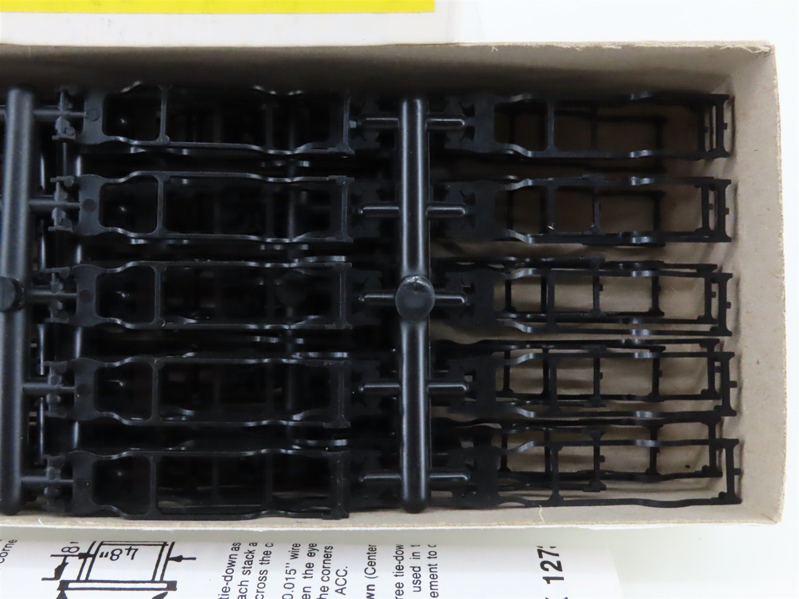 HO Scale JJM Enterprises Flat Car Load - 80 Auto Frames