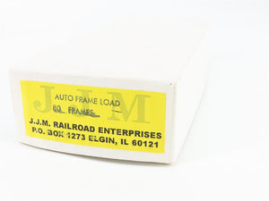 HO Scale JJM Enterprises Flat Car Load - 80 Auto Frames