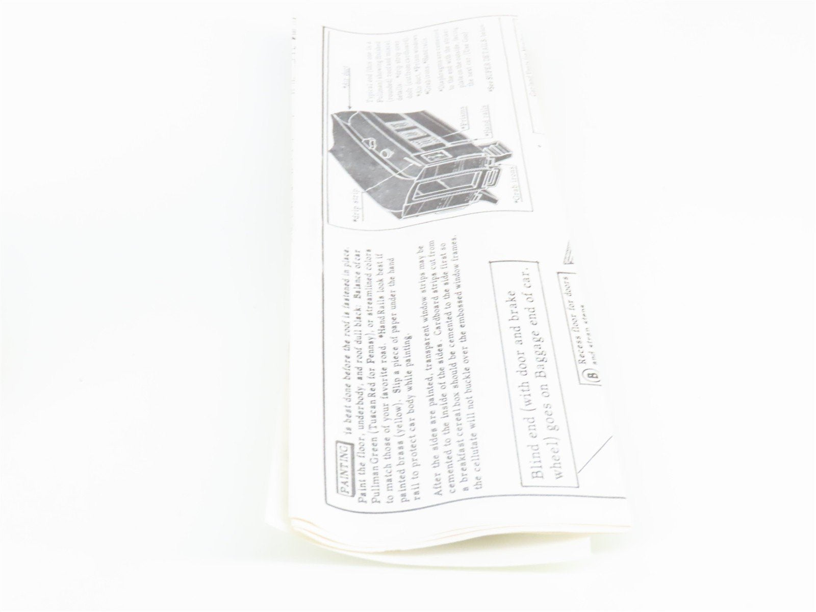 HO Walthers Kit #FP6H Undecorated Pullman 80' Solarium Observation Passenger Car