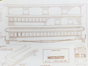 HO Scale Northeastern Scale Models Kit HP-3 Open Platform Baggage Passenger Car