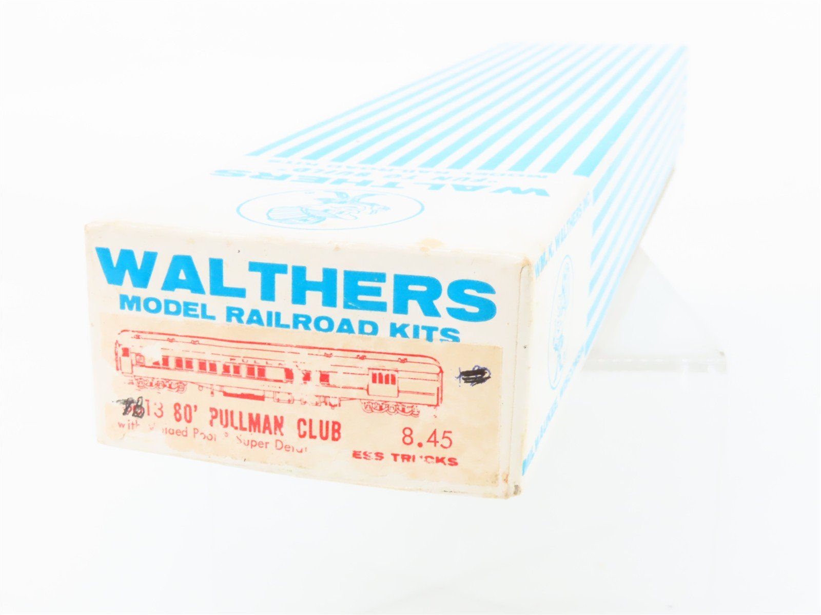 HO Scale Walthers Kit #7813 Undecorated 80' Pullman Baggage-Club Passenger Car