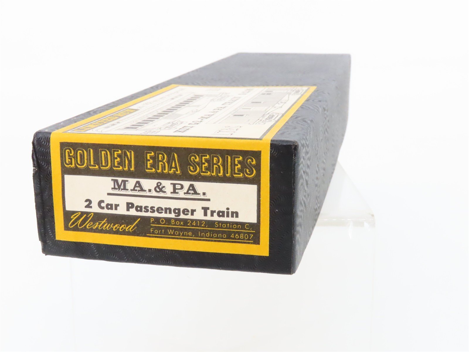 HO Scale Westwood Golden Era Craftsman Kit Undecorated Ma&Pa Passenger 2-Car Set
