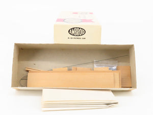 HO Scale Ambroid Craftsman Kit H-24 Undecorated Payroll Passenger Car