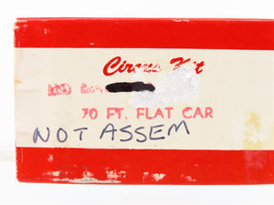 HO Scale Wardie-Jay Craftsman Kit Undecorated 70' Circus Flat Car