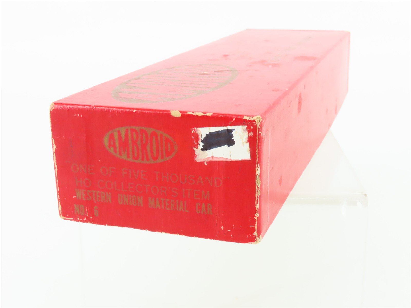 HO Scale Ambroid Craftsman Kit #6 Western Union Material Car