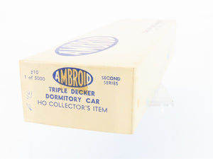 HO Scale Ambroid Craftsman Kit #10 Undecorated Triple-Decker Dormitory Passenger