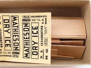 HO Scale Ambroid Craftsman Kit #7 Undecorated Mathieson Dry Ice Car/Reefer